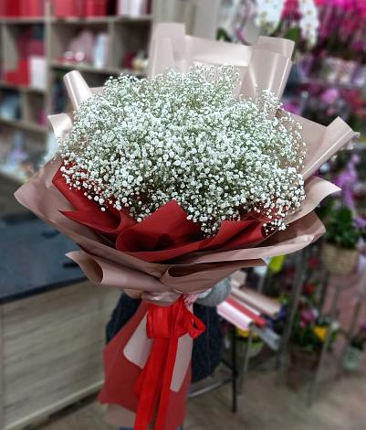 Букет цветов из: Гипсофила в Подушкино